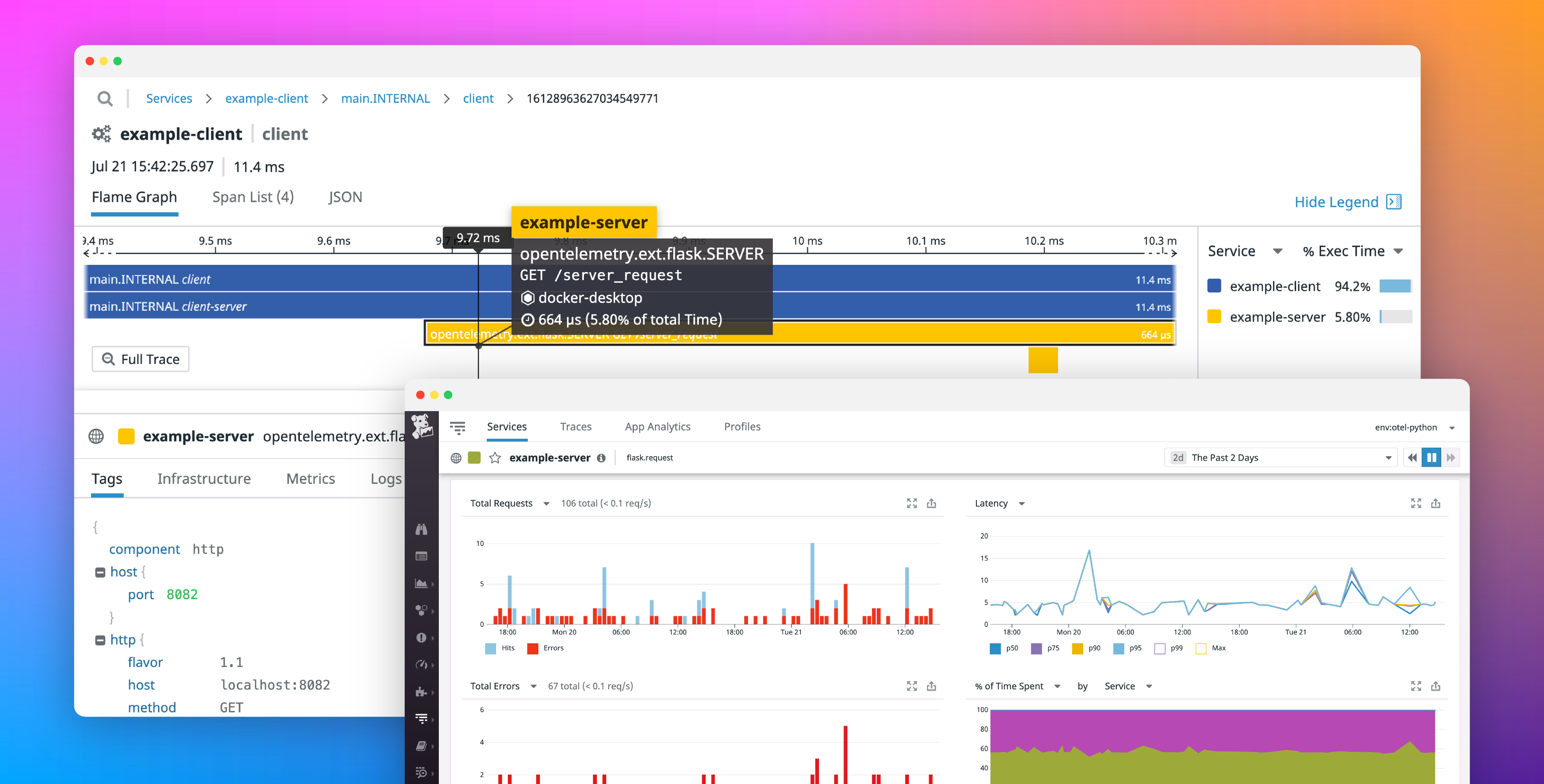 Instrument your Python applications with Datadog and OpenTelemetry