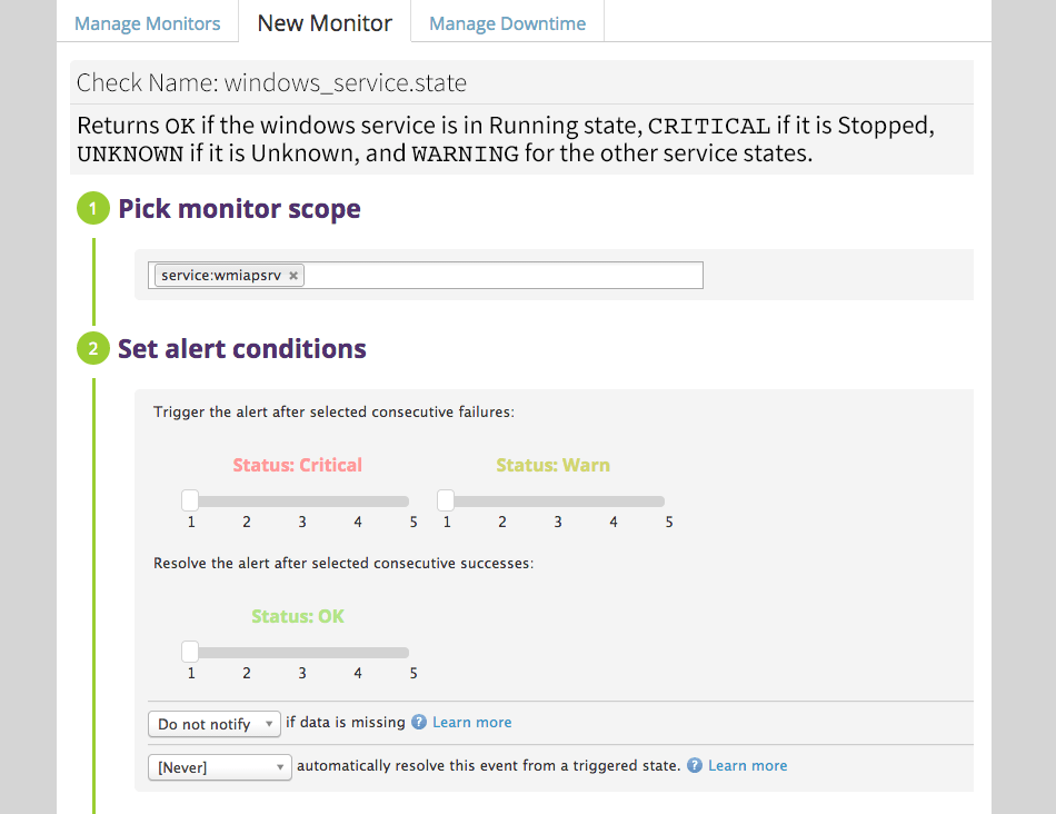 Monitor Availability of Windows Services