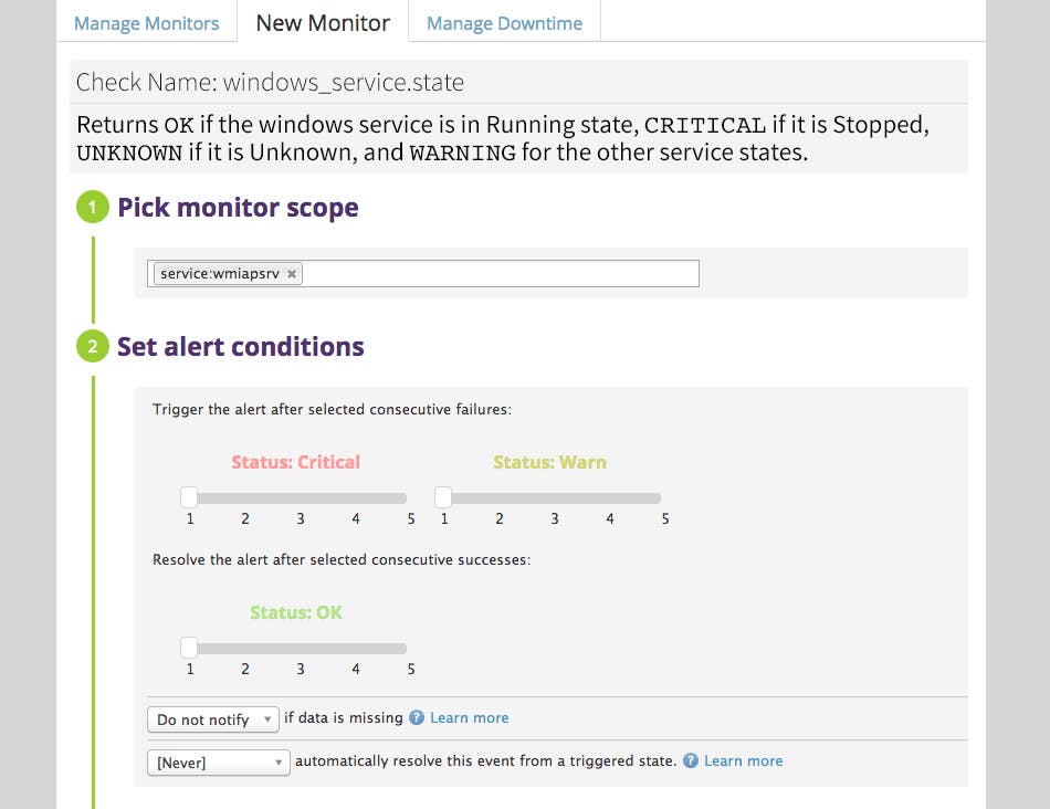 Monitor Availability of Windows Services Monitor Availability of Windows Services