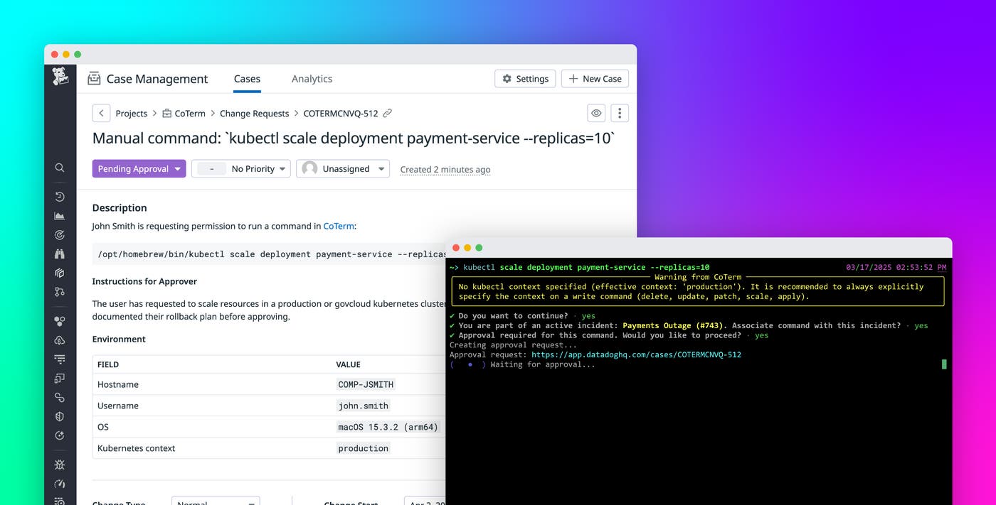 Datadog CoTerm: Never run the wrong terminal command again Datadog CoTerm: Never run the wrong terminal command again