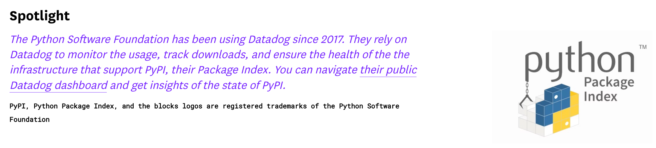 Example open source project on the hub