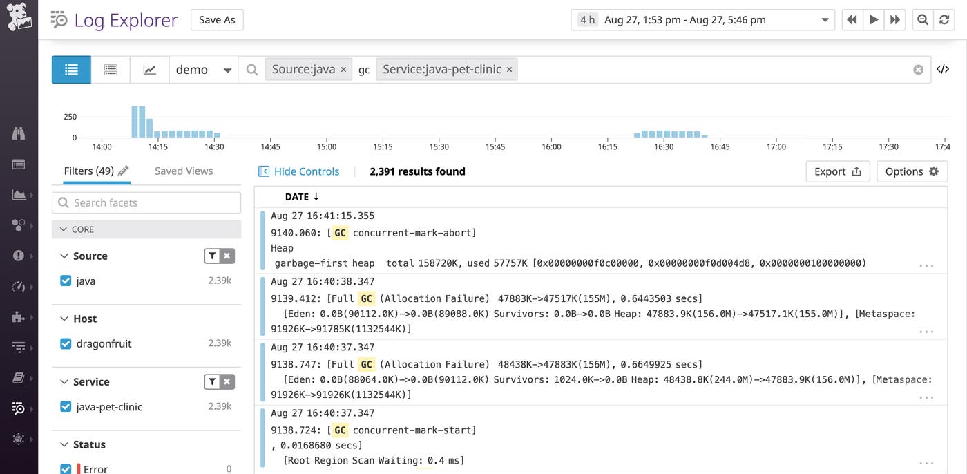 monitor java memory management issues by collecting garbage collection logs. This log indicates that the collector was forced to abandon the marking cycle to run a full Java garbage collection. monitor java memory management issues by collecting garbage collection logs. This log indicates that the collector was forced to abandon the marking cycle to run a full Java garbage collection.