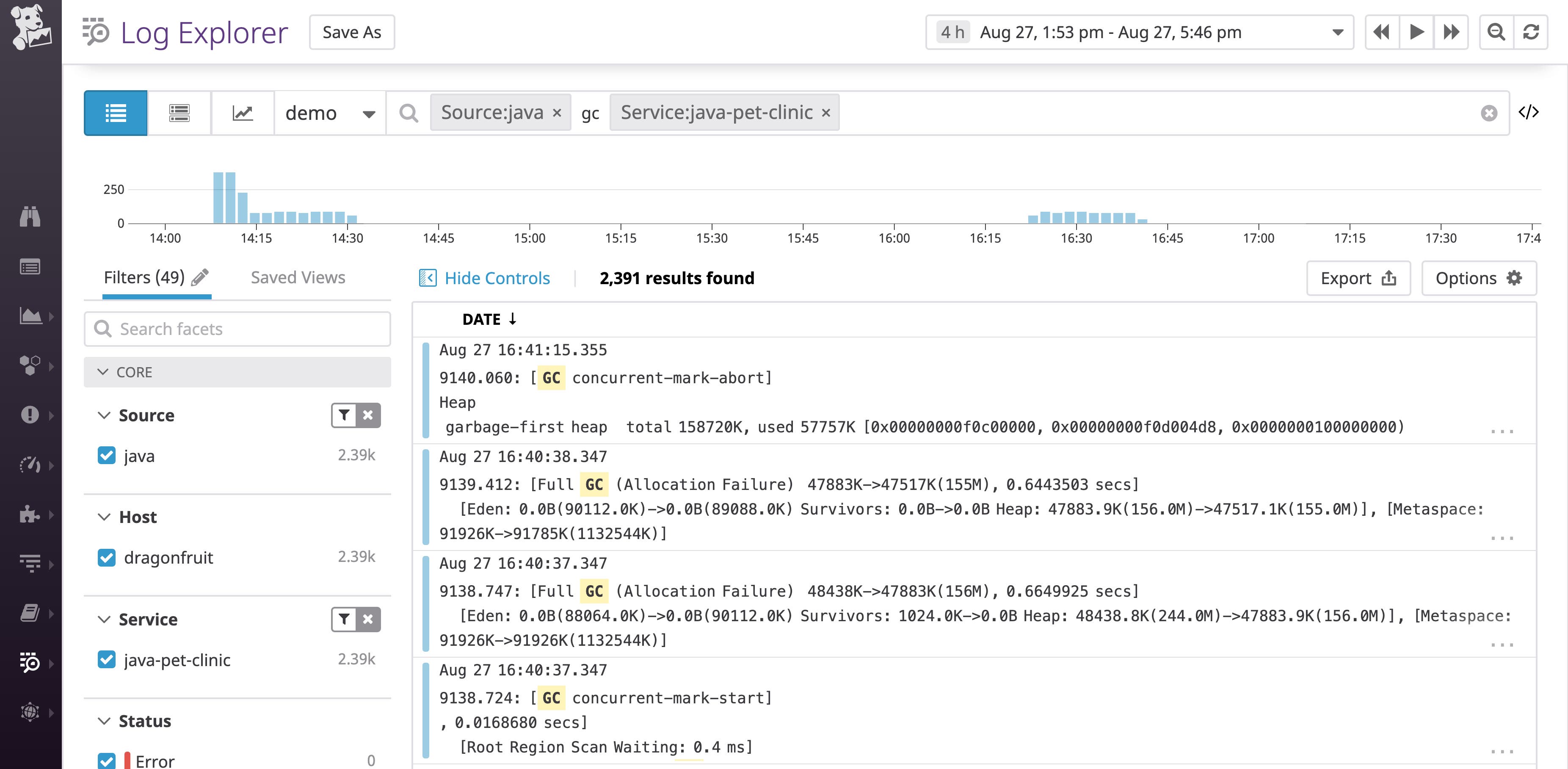 monitor java memory management issues by collecting garbage collection logs. This log indicates that the collector was forced to abandon the marking cycle to run a full Java garbage collection. monitor java memory management issues by collecting garbage collection logs. This log indicates that the collector was forced to abandon the marking cycle to run a full Java garbage collection.