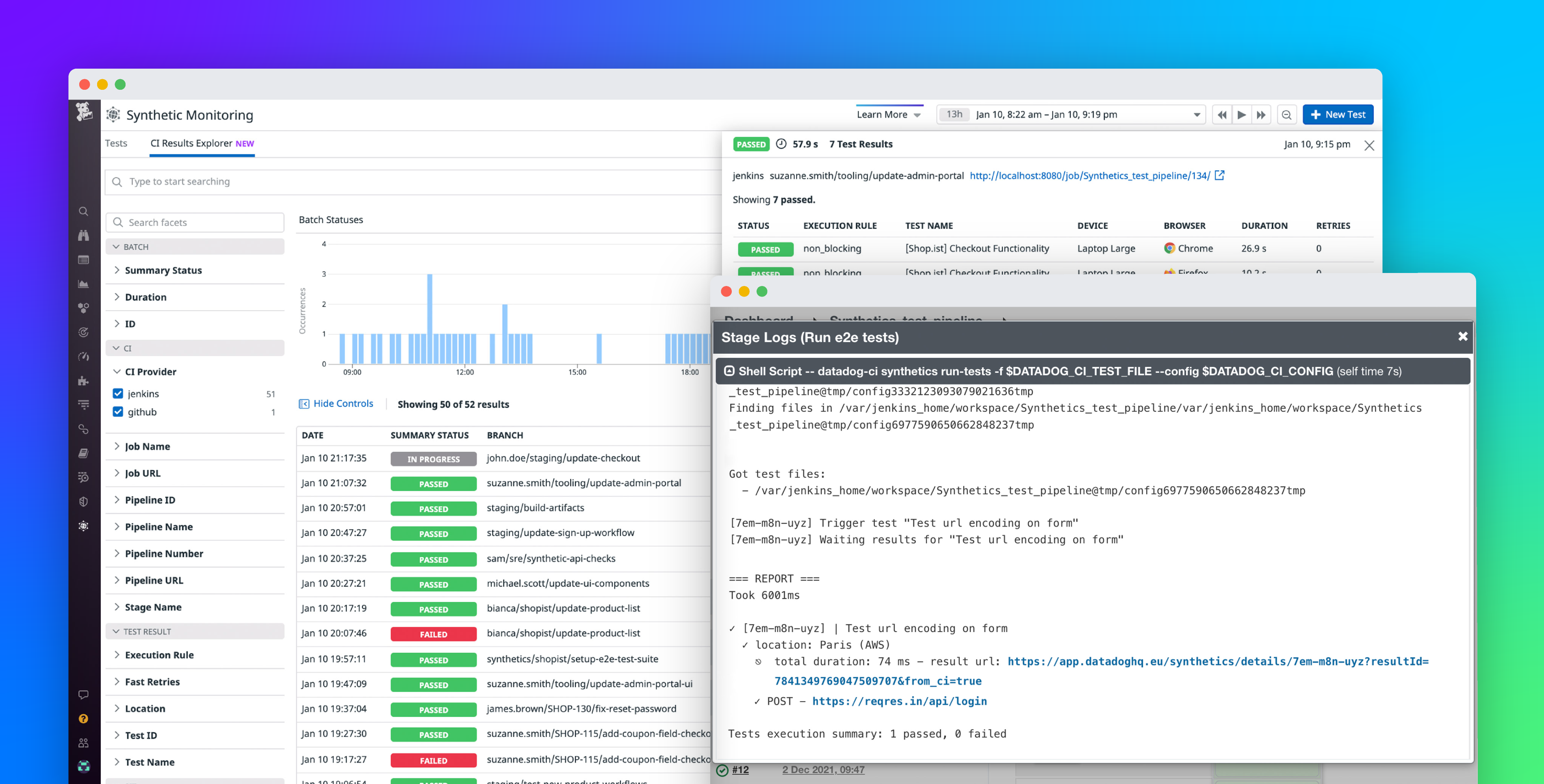 Run Datadog Synthetic tests in your Jenkins pipelines