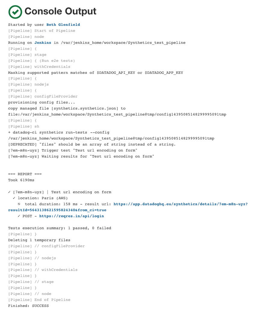View test results in Jenkins View test results in Jenkins