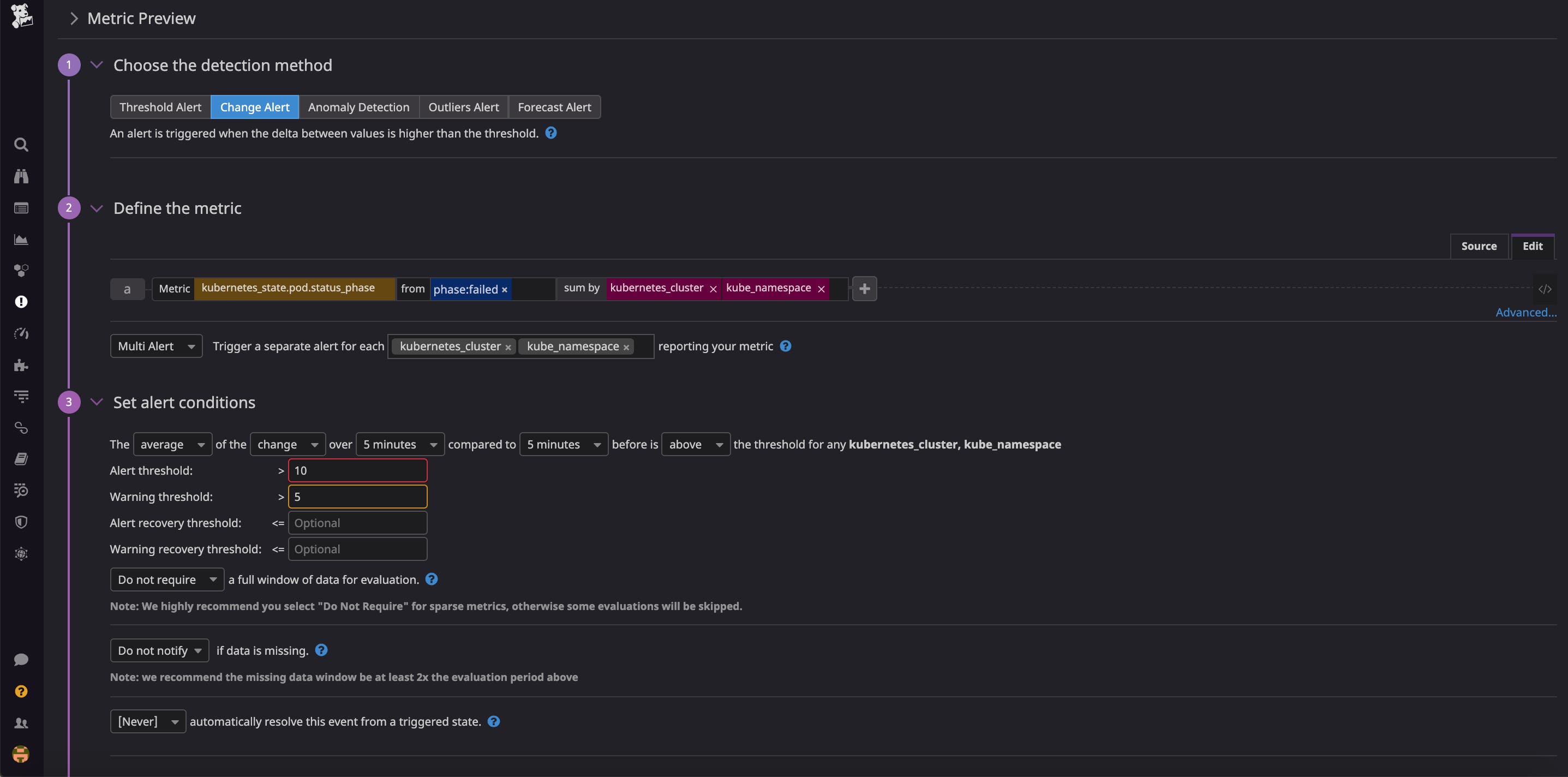 You can use your kube-state-metrics data to create alerts and stay on top of problems. You can use your kube-state-metrics data to create alerts and stay on top of problems.