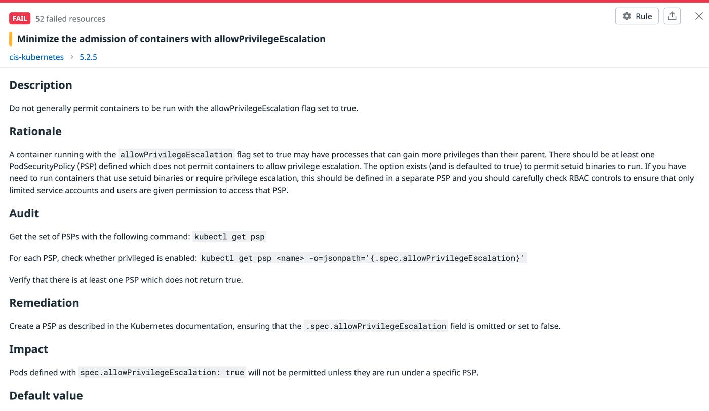 Privileged pod compliance rule Privileged pod compliance rule