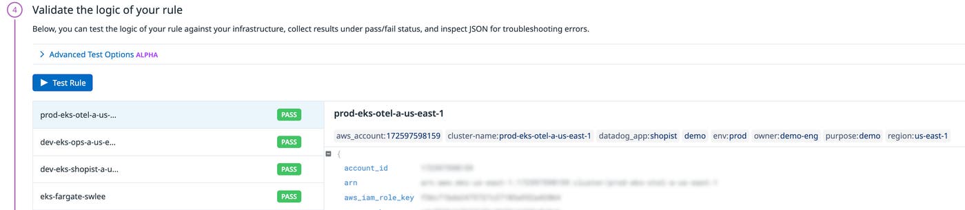 In-app rule validation for Cloud Security detections In-app rule validation for Cloud Security detections