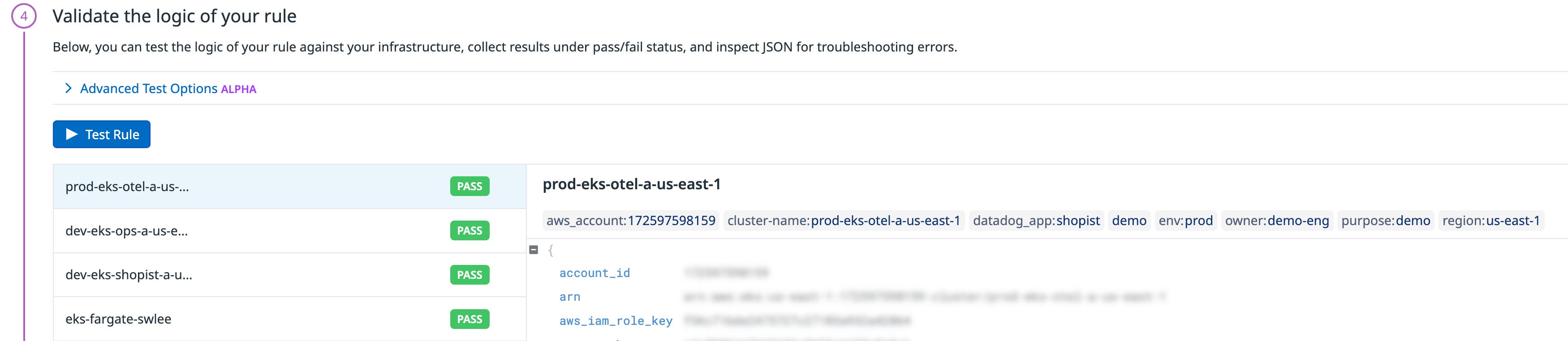 In-app rule validation for Cloud Security detections In-app rule validation for Cloud Security detections