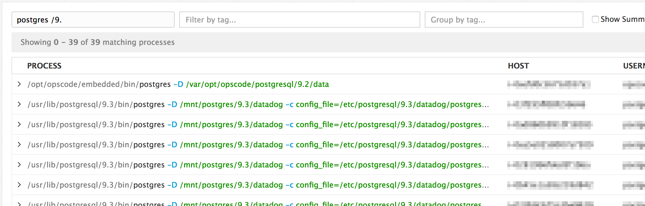 Full-text search enables you to identify different versions of the same service