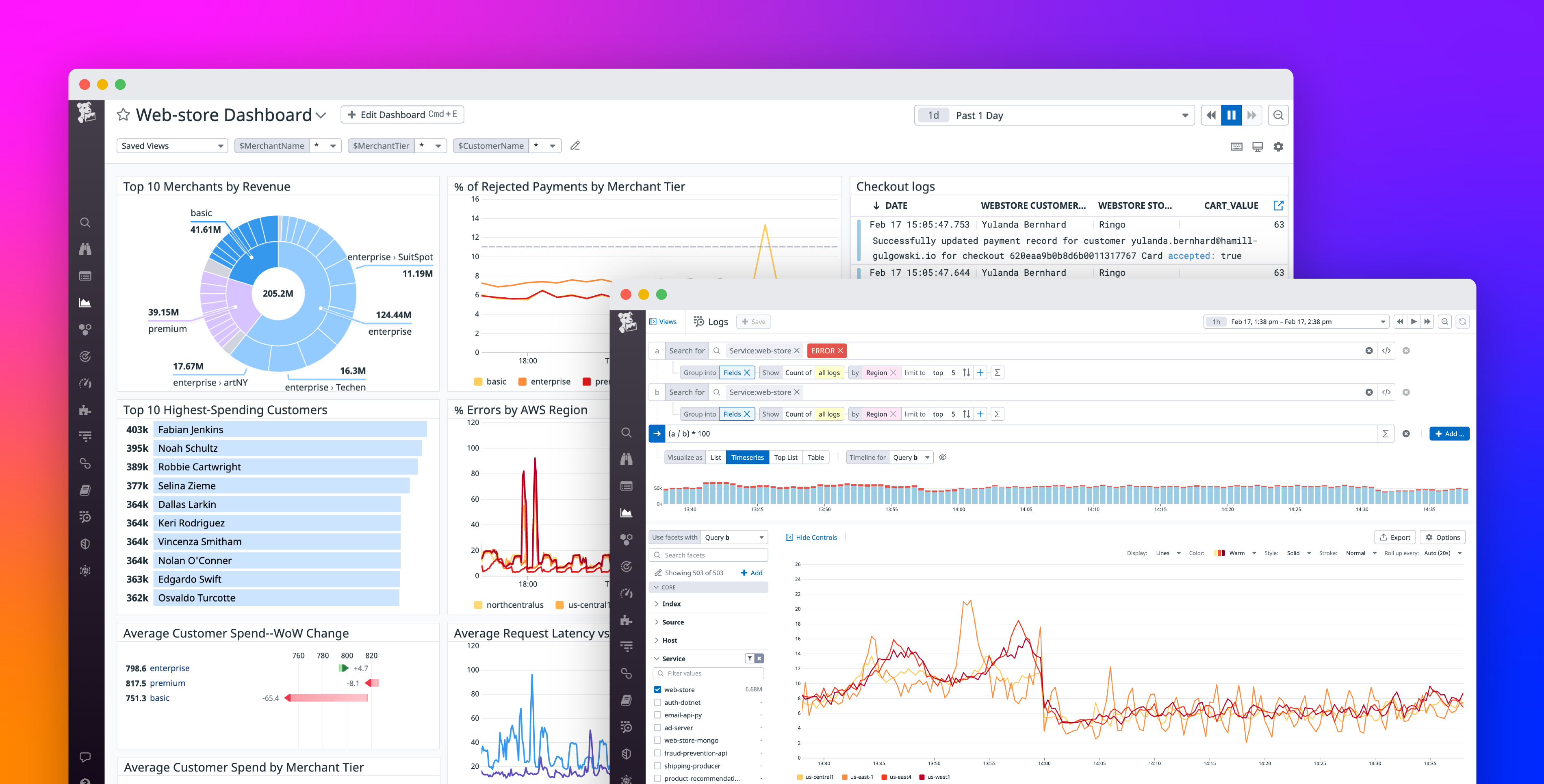 Use Log Analytics to gain application performance, security, and business insights