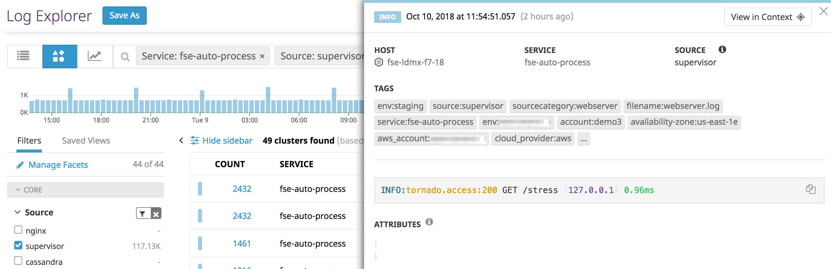 datadog log patterns inspect tornado access log for missing attributes datadog log patterns inspect tornado access log for missing attributes