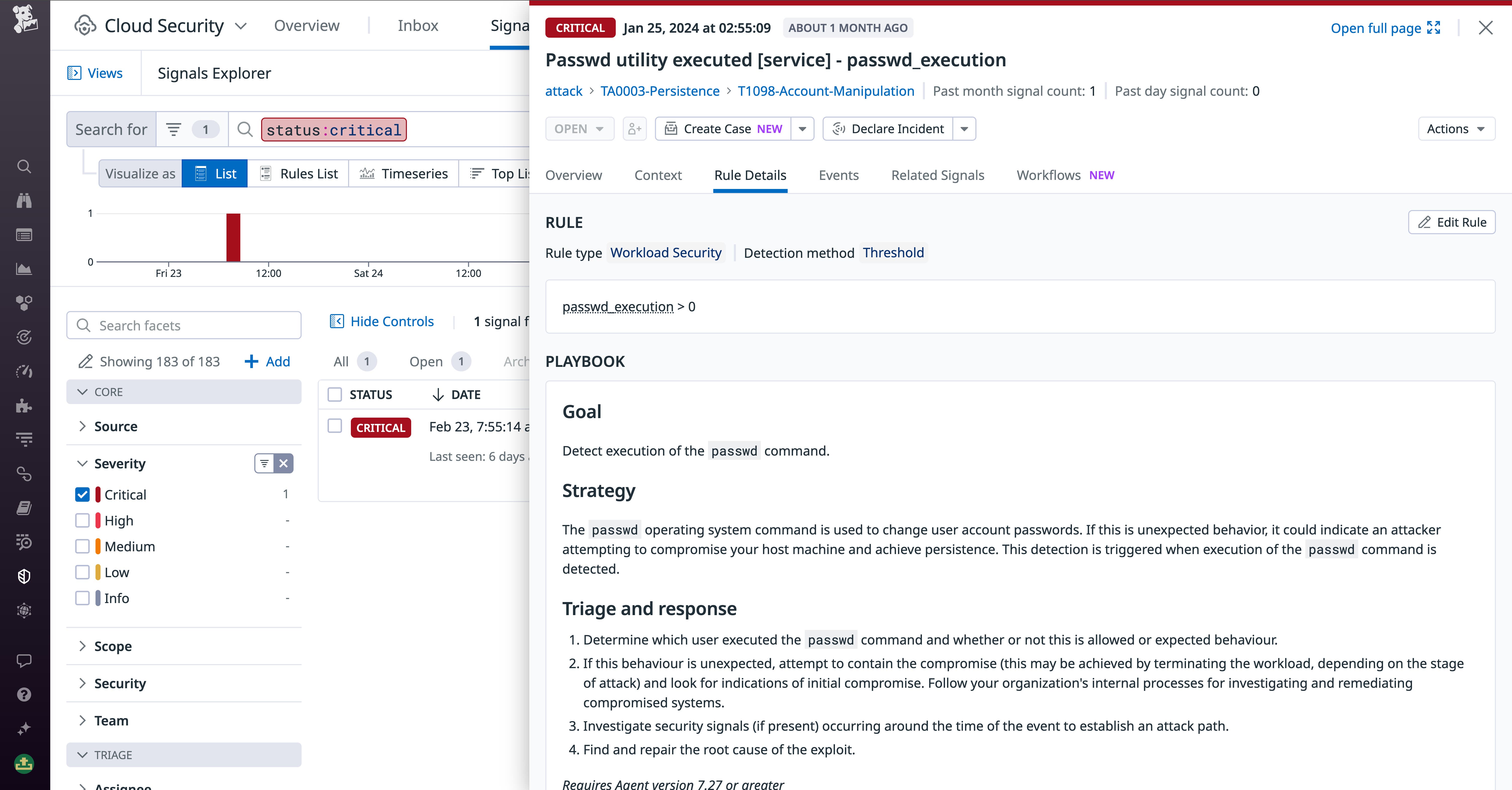 Shows context around a detected attack to help remediation Shows context around a detected attack to help remediation