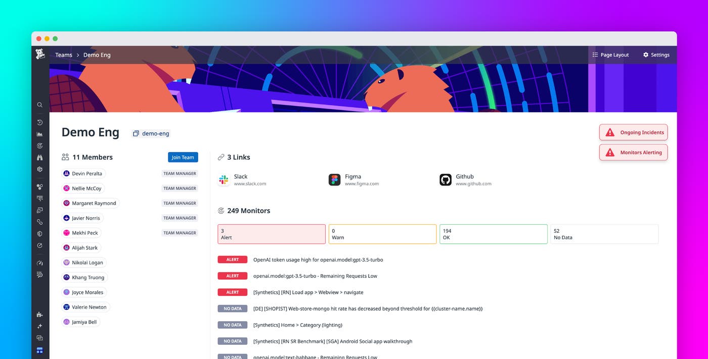 Manage your monitors more efficiently with Datadog Teams Manage your monitors more efficiently with Datadog Teams