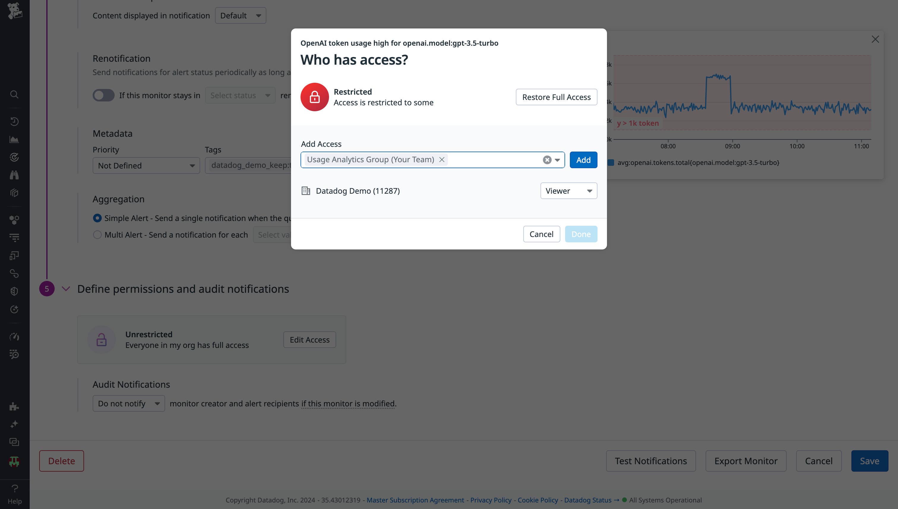 Control who has access to your monitors. Control who has access to your monitors.