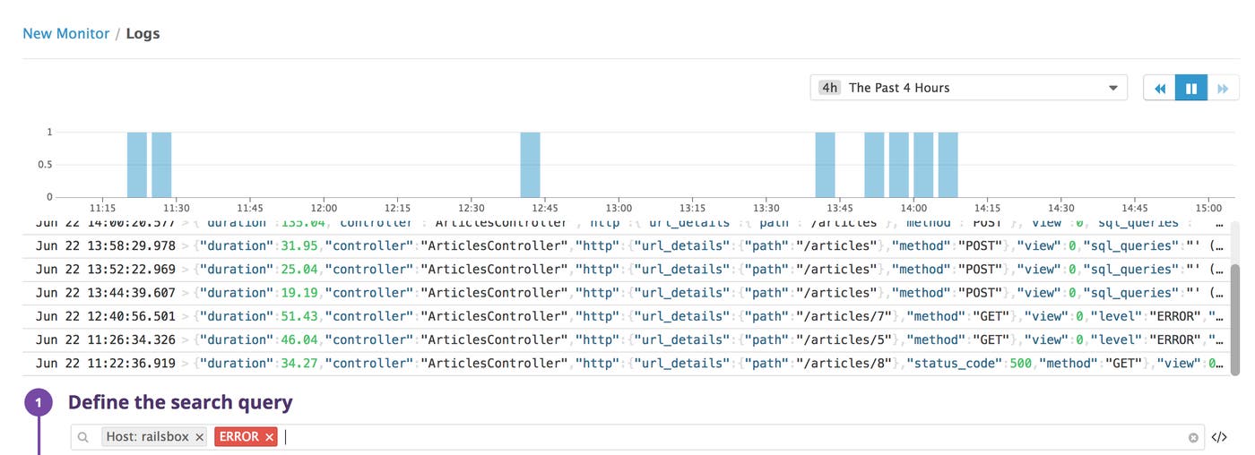 Search query for alerts Search query for alerts