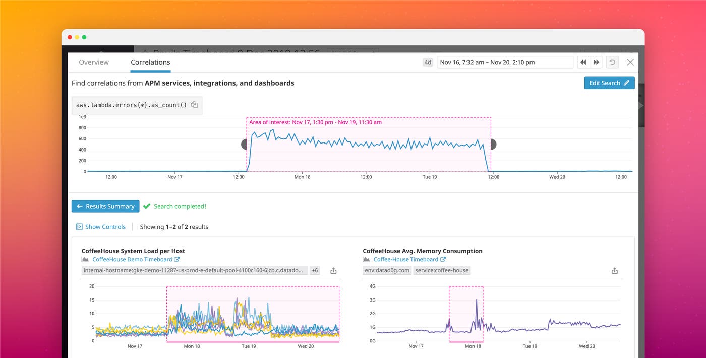Speed up your root cause analysis with Metric Correlations Speed up your root cause analysis with Metric Correlations