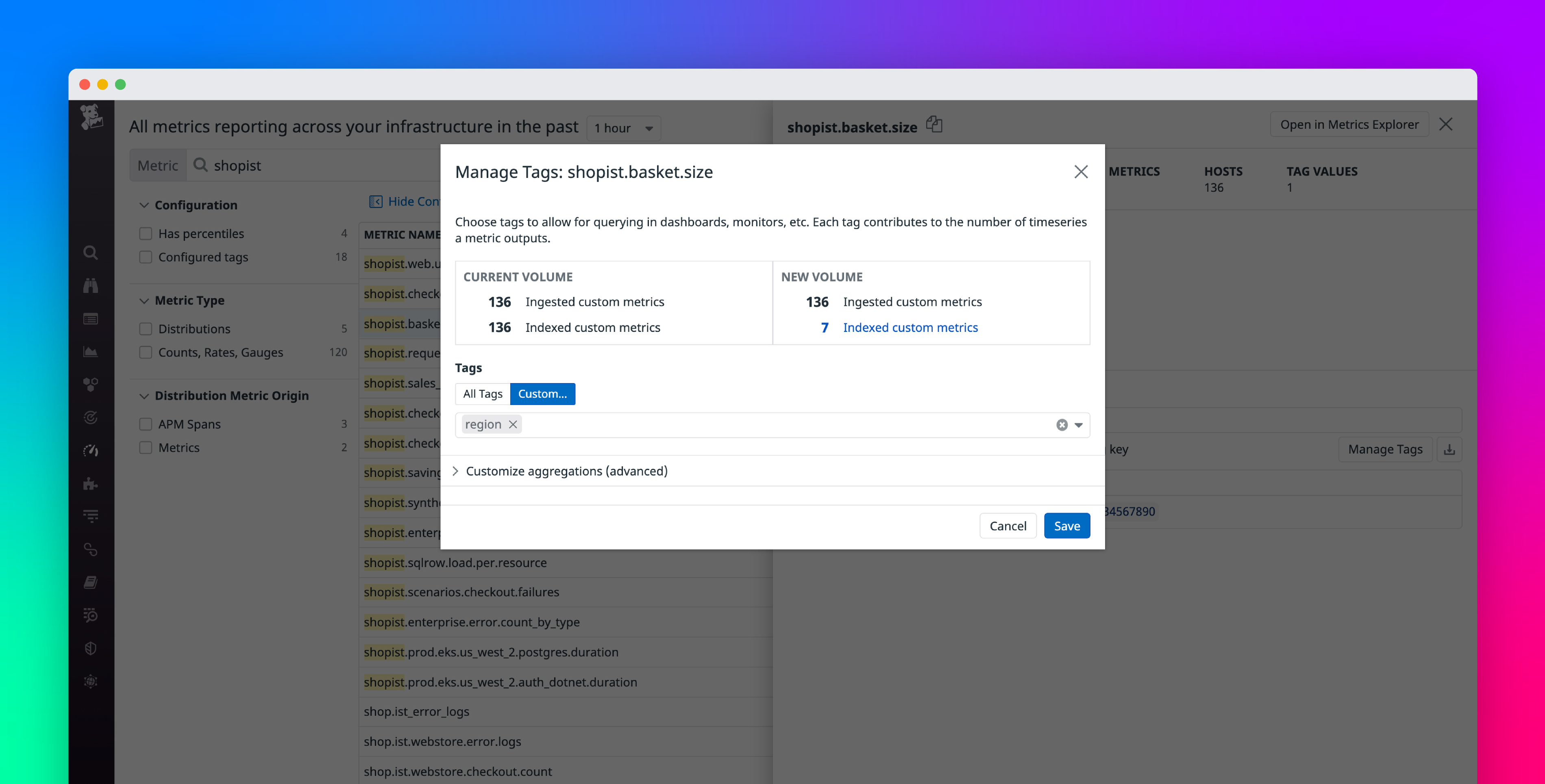 Dynamically control your custom metrics volume with Metrics without Limits&trade;