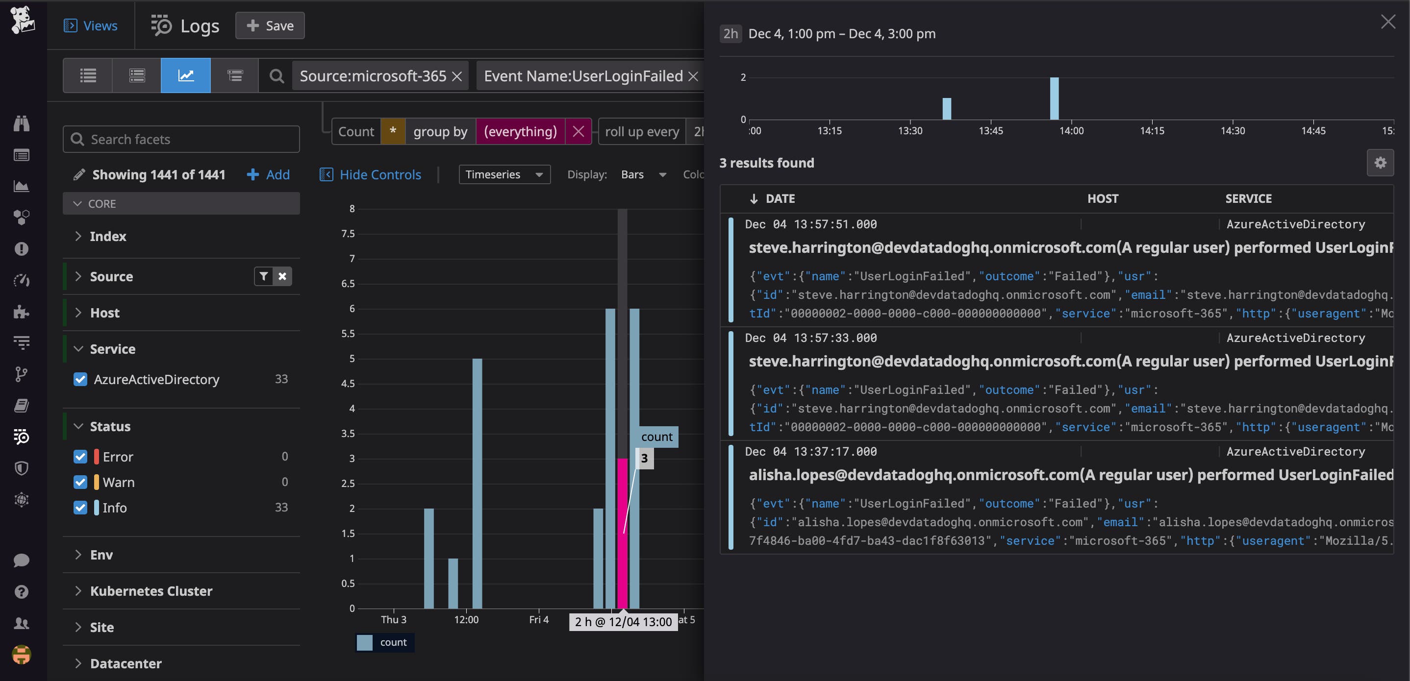 You can explore login failure logs in Log Analytics to spot potential brute force attacks. You can explore login failure logs in Log Analytics to spot potential brute force attacks.