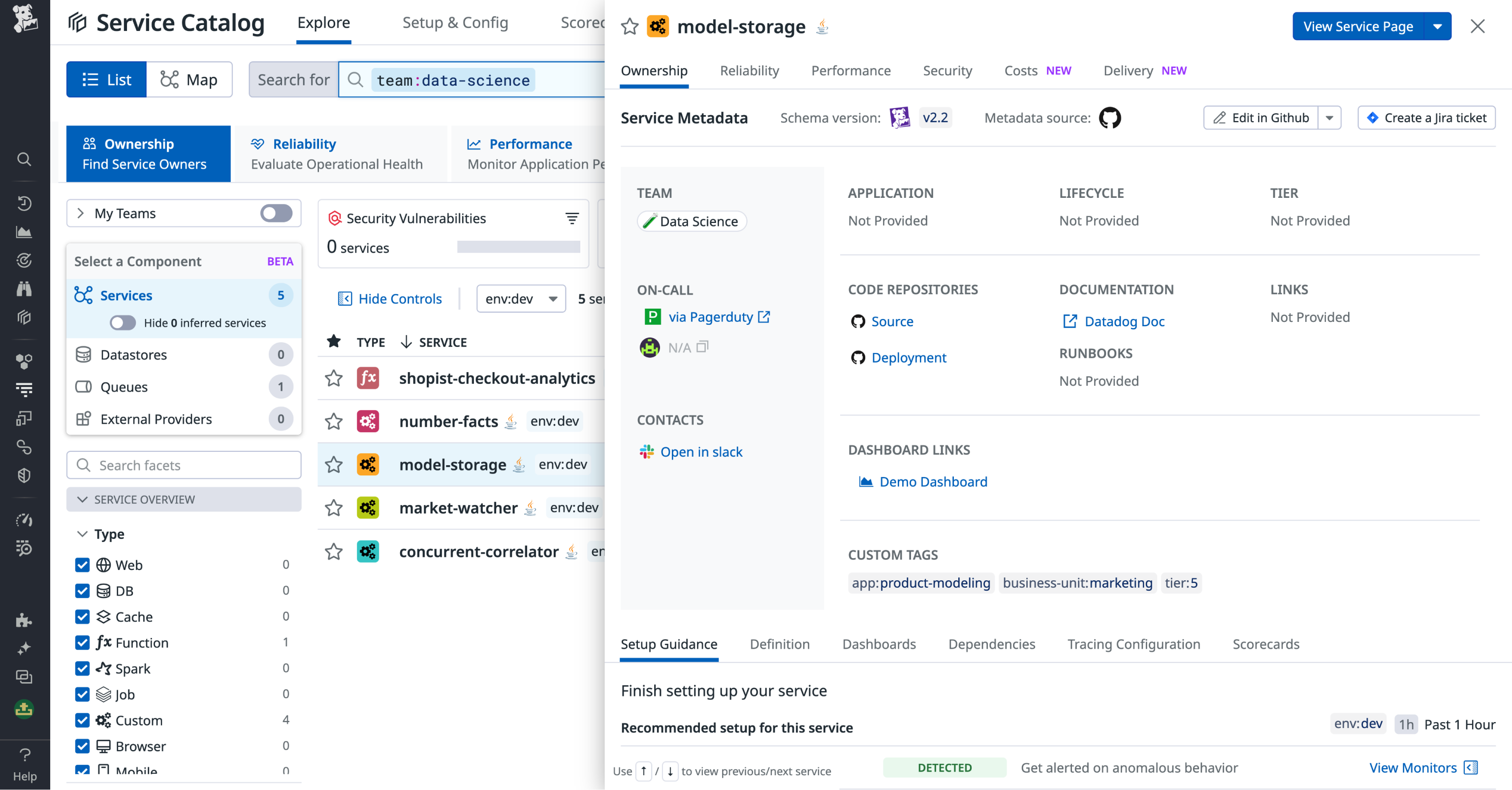 Using service management tools to avoid misconfigurations and unexpected changes to data processing pipelines.