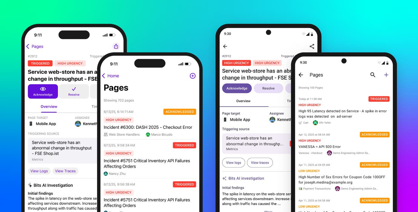 Reduce your mean time to repair with the Datadog mobile app Reduce your mean time to repair with the Datadog mobile app