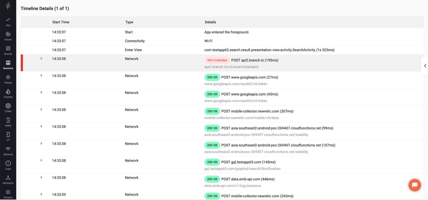 crash-user-timeline