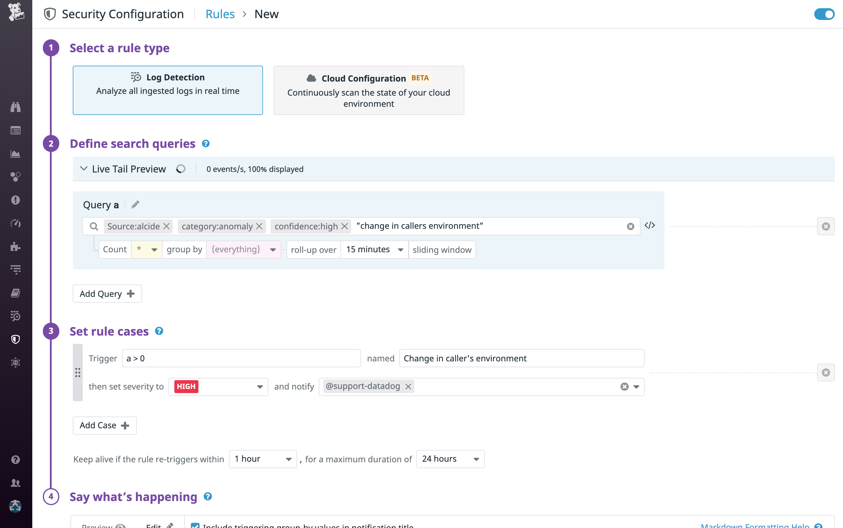 Create custom security rules for your Alcide kAudit logs