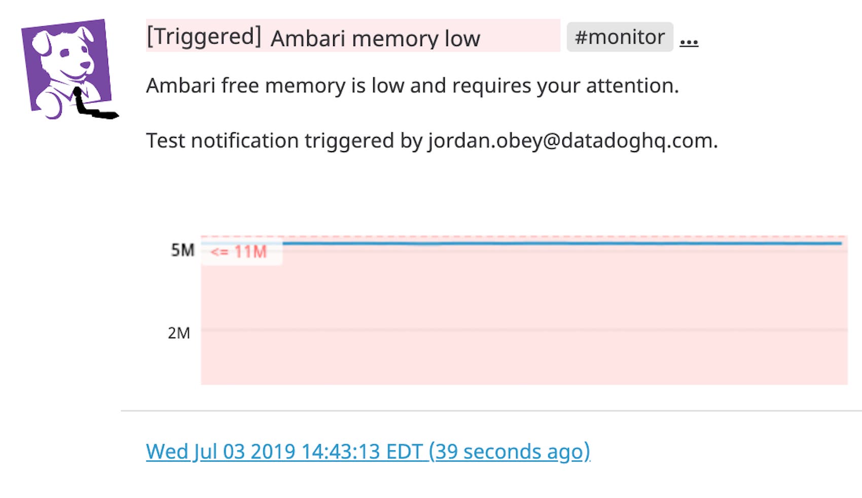 triggered ambari low memory alert triggered ambari low memory alert