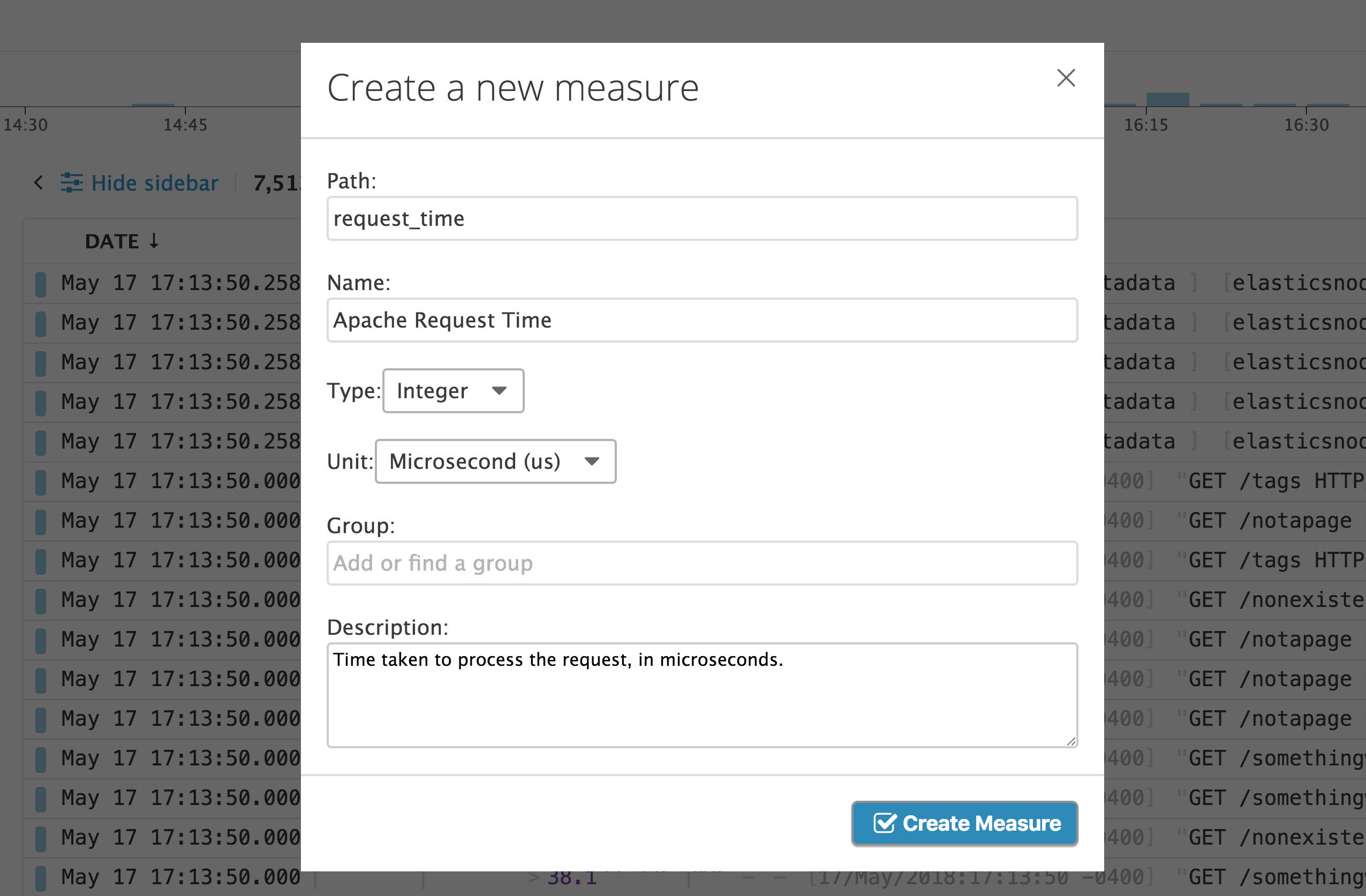 Monitor Apache Datadog: add new measure for request processing time in microseconds Monitor Apache Datadog: add new measure for request processing time in microseconds
