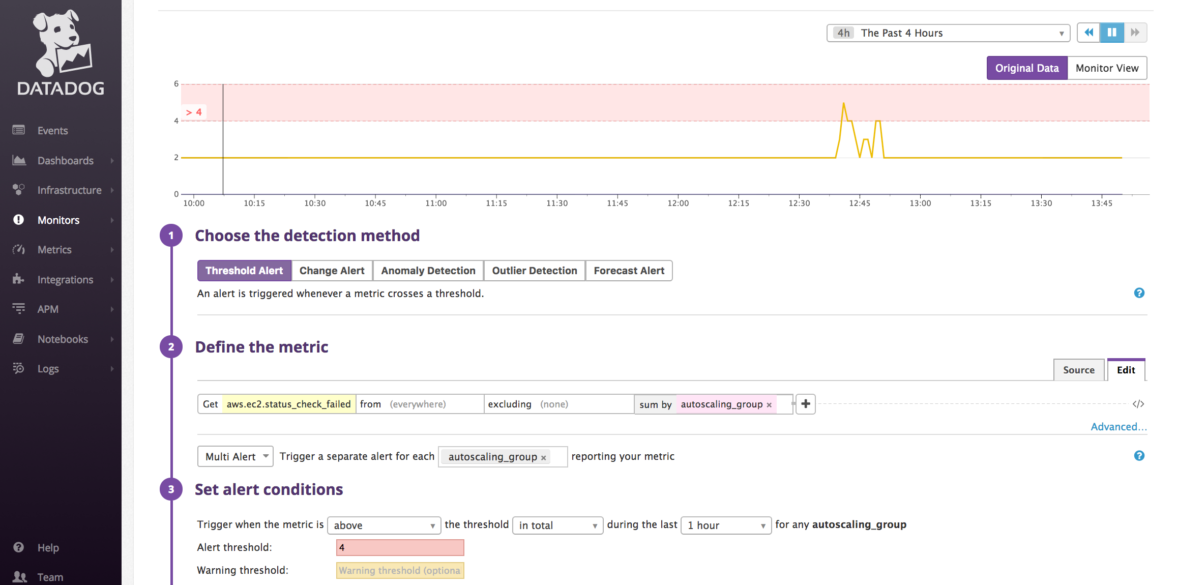 Set alerts for EC2 instance health across your Auto Scaling groups