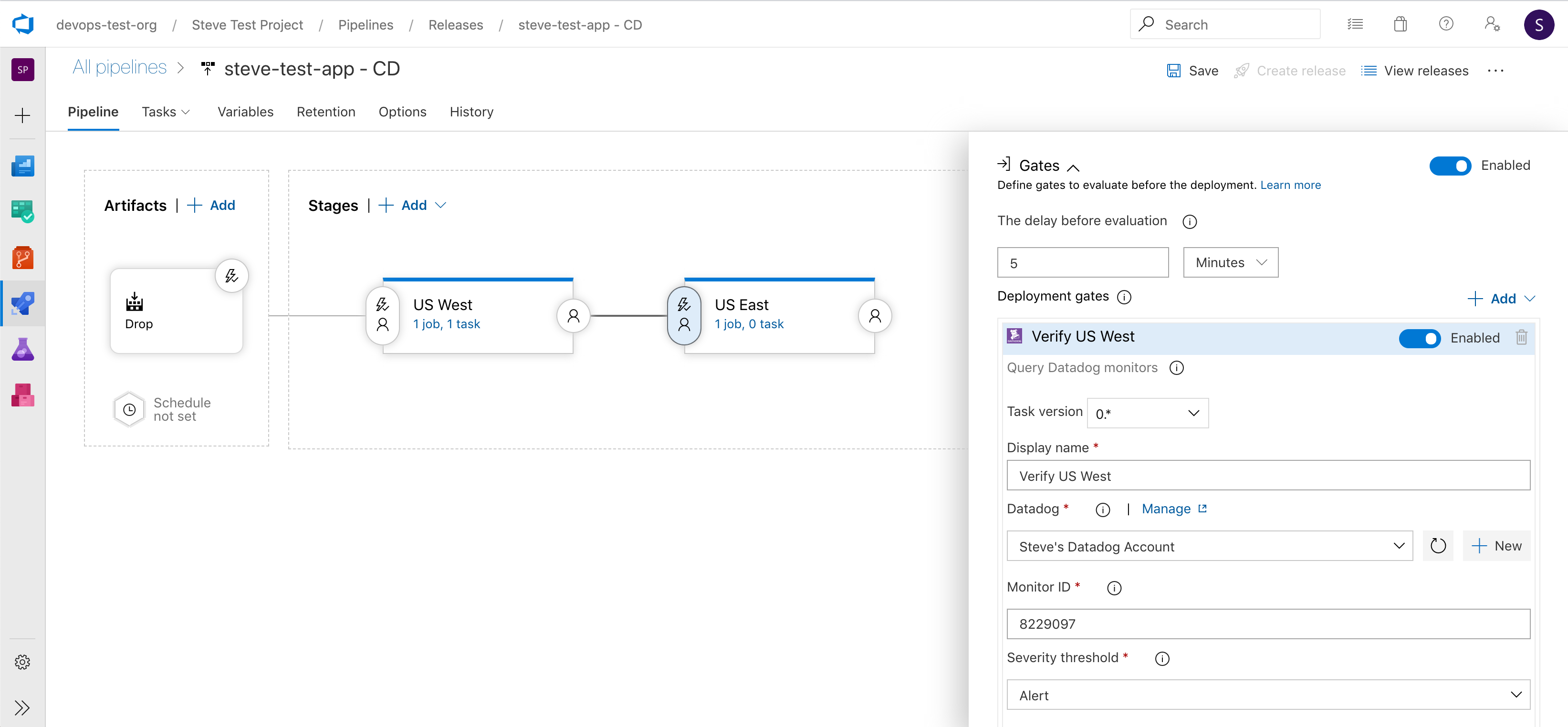 Add a Datadog monitor as a gate in your Azure DevOps pipeline with our new extension