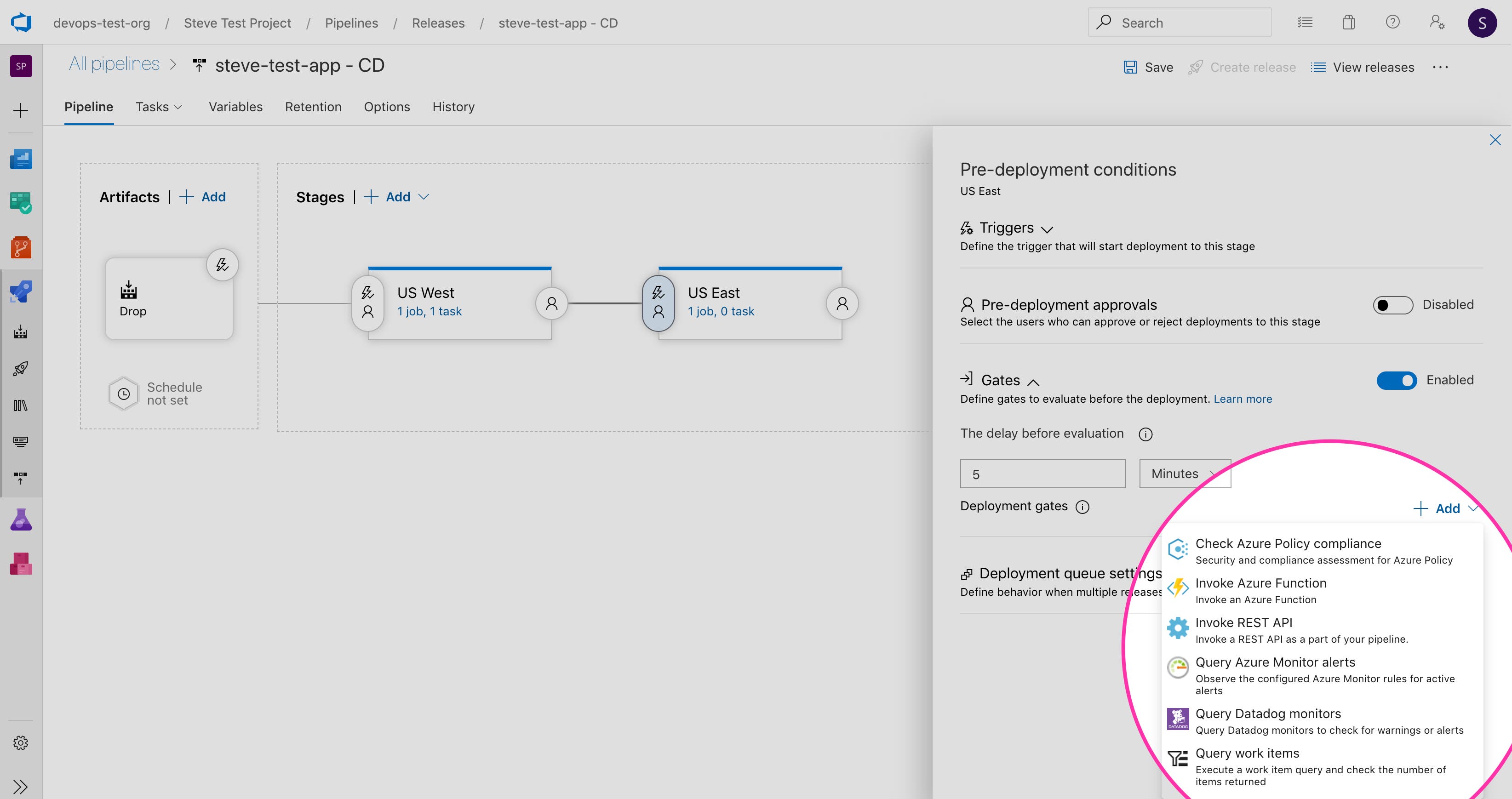 Configure any Datadog monitor as a gate in your Azure DevOps pipeline Configure any Datadog monitor as a gate in your Azure DevOps pipeline