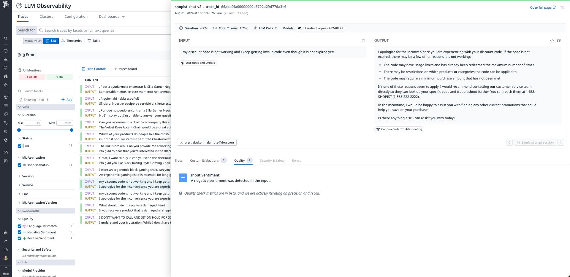 Monitor the quality and safety of your Azure OpenAI application Monitor the quality and safety of your Azure OpenAI application