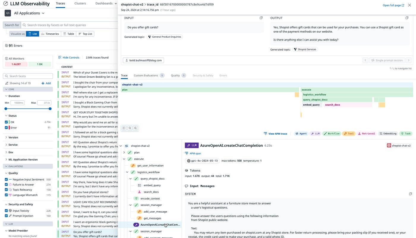 Trace your Azure OpenAI app executions to spot issues Trace your Azure OpenAI app executions to spot issues