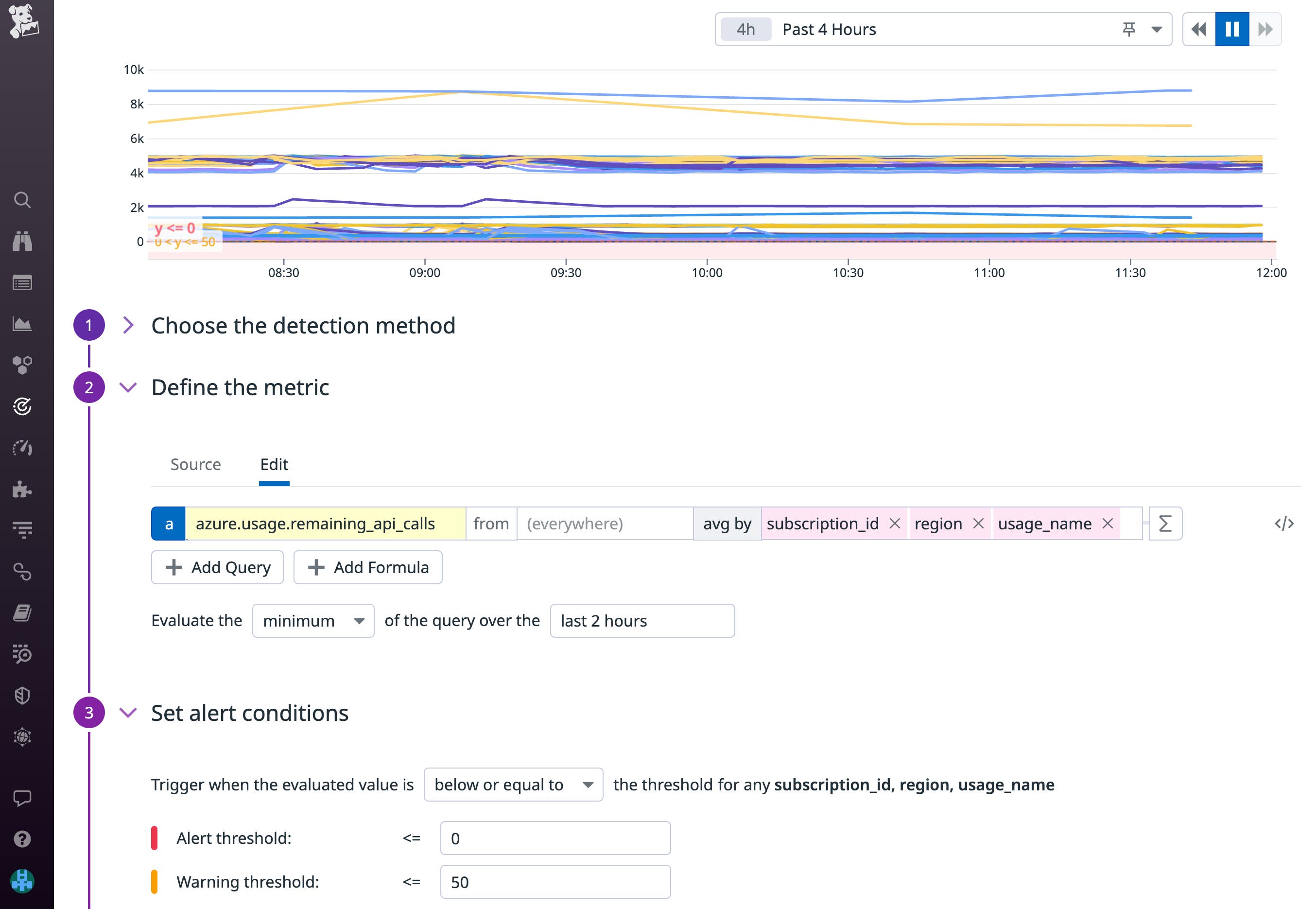 Implement preconfigured alerts on common Azure issues with recommended monitors. Implement preconfigured alerts on common Azure issues with recommended monitors.