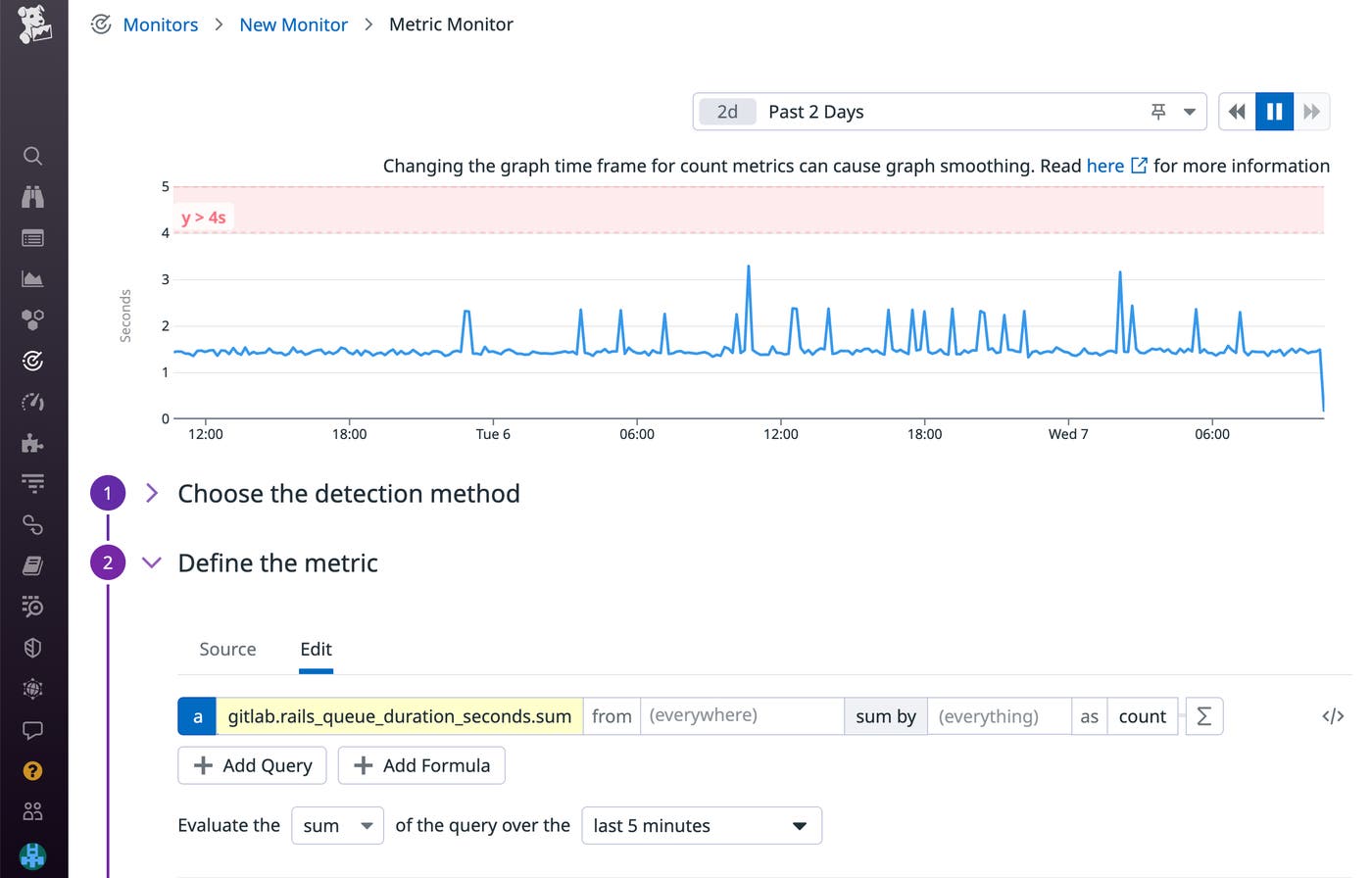 Configure alerts for when your GitLab metrics cross critical thresholds. Configure alerts for when your GitLab metrics cross critical thresholds.