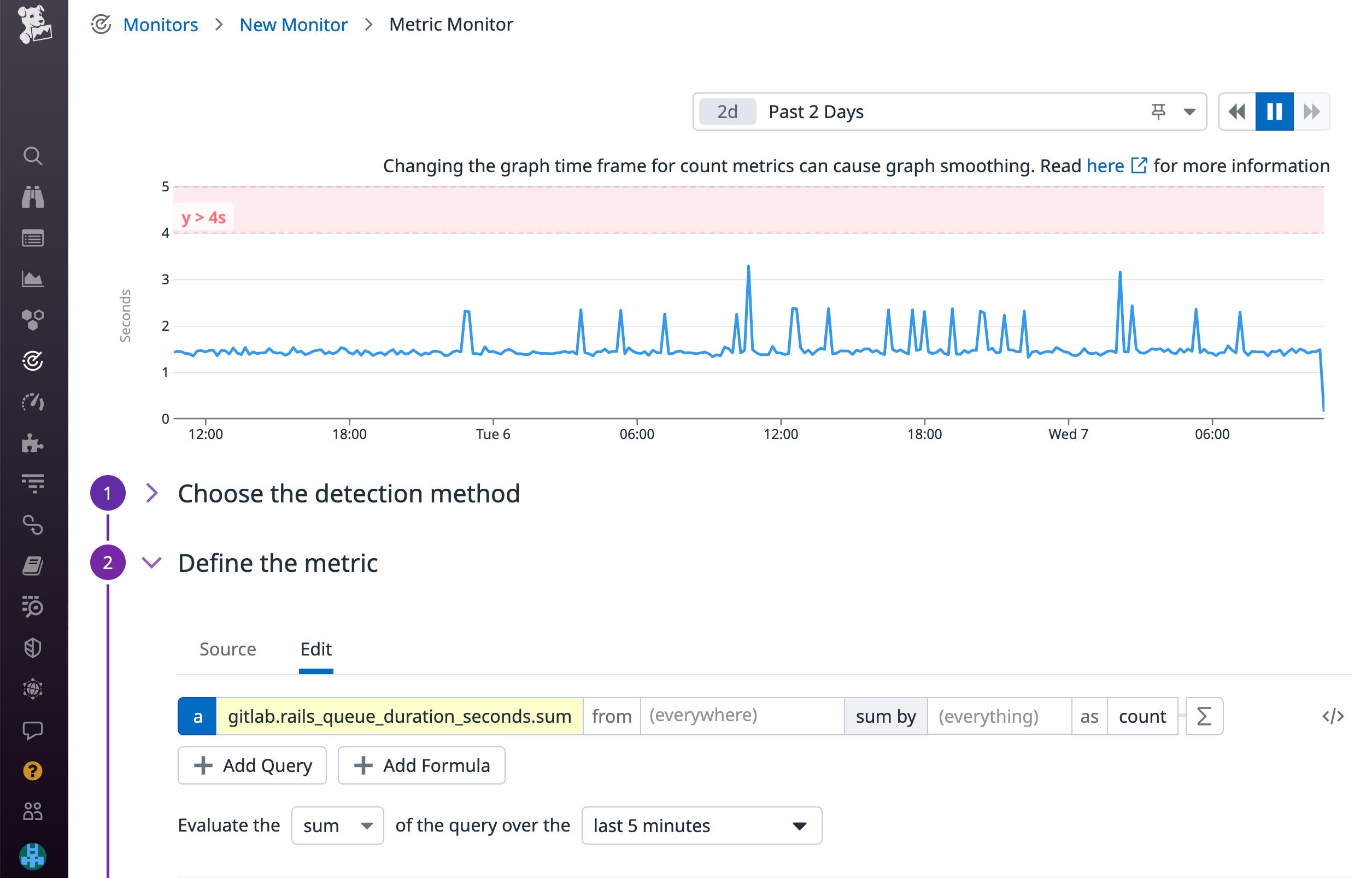 Configure alerts for when your GitLab metrics cross critical thresholds. Configure alerts for when your GitLab metrics cross critical thresholds.