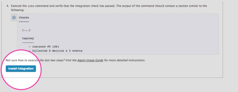 Install the integration Install the integration