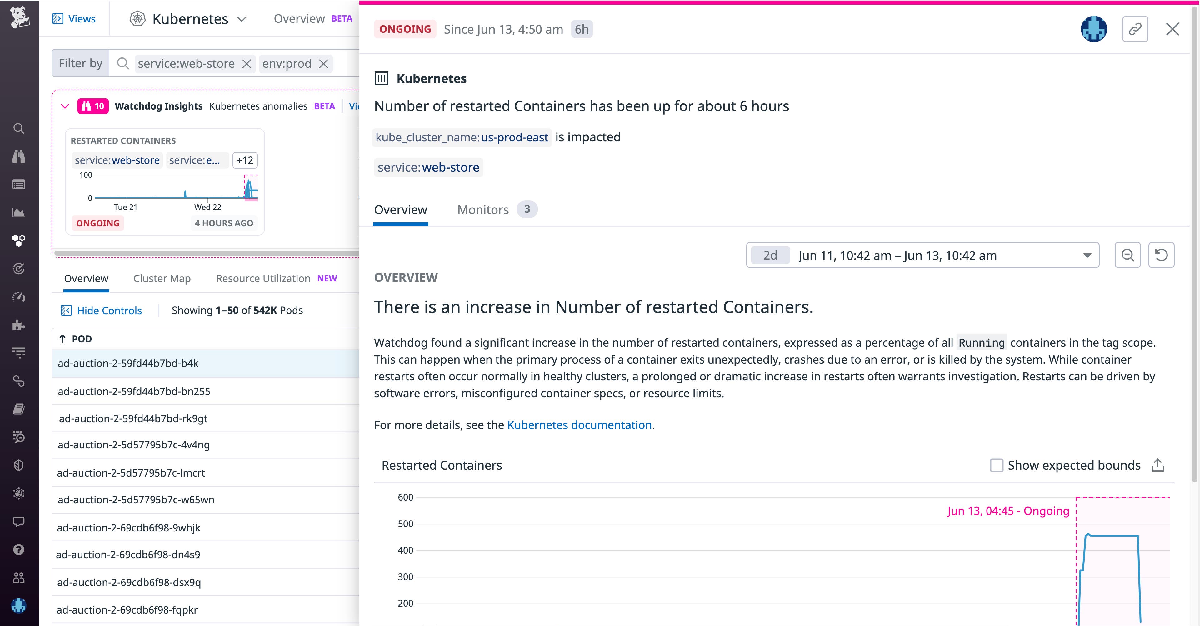 Click on an anomaly to view an in-depth explanation of the detection Click on an anomaly to view an in-depth explanation of the detection