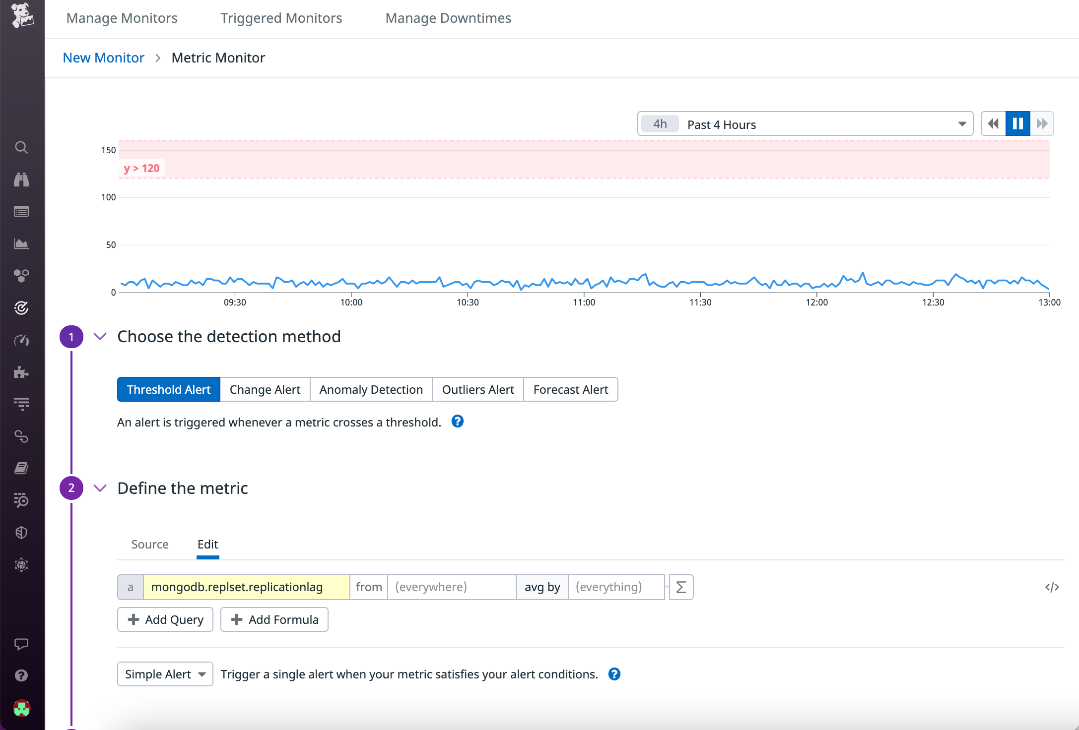Set up a monitor to be automatically notified of increased replication lag