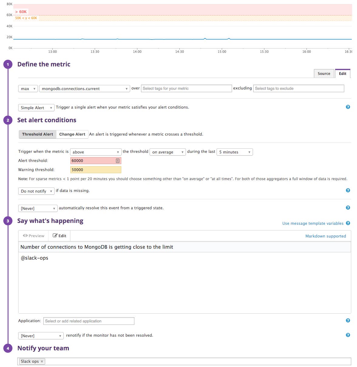 Monitor MongoDB Datadog alert Monitor MongoDB Datadog alert