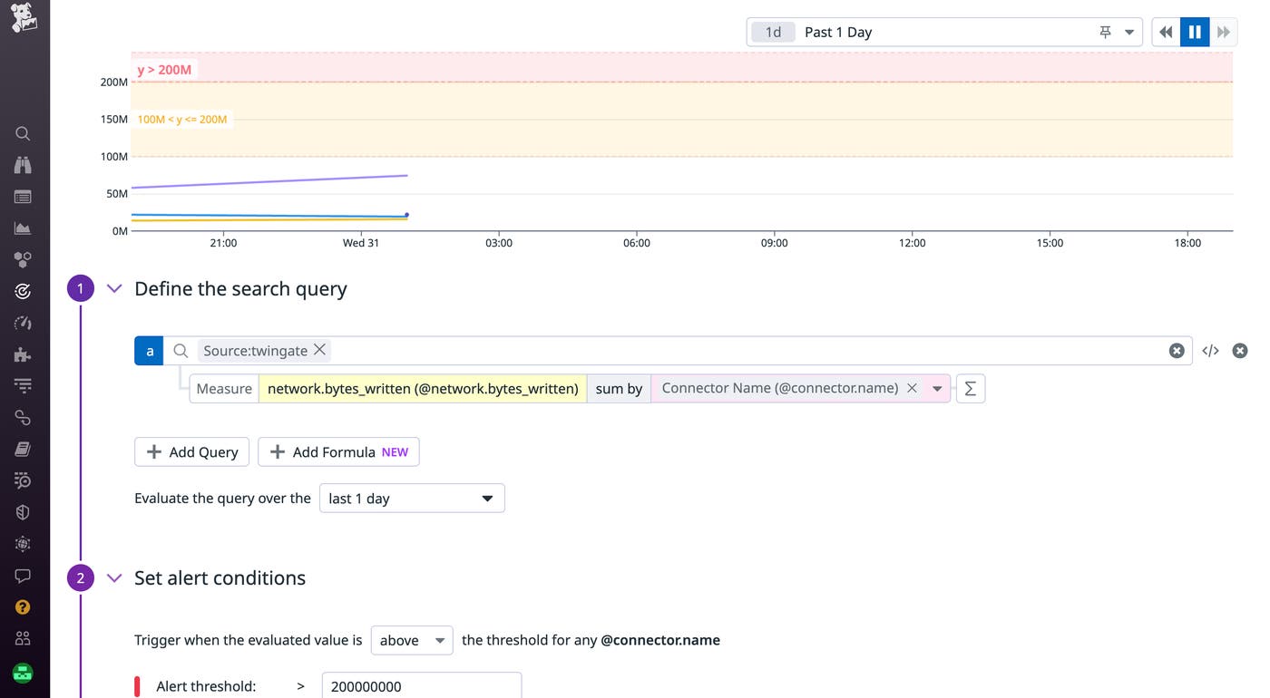 Alert on key Twingate network activity using Datadog Monitors. Alert on key Twingate network activity using Datadog Monitors.