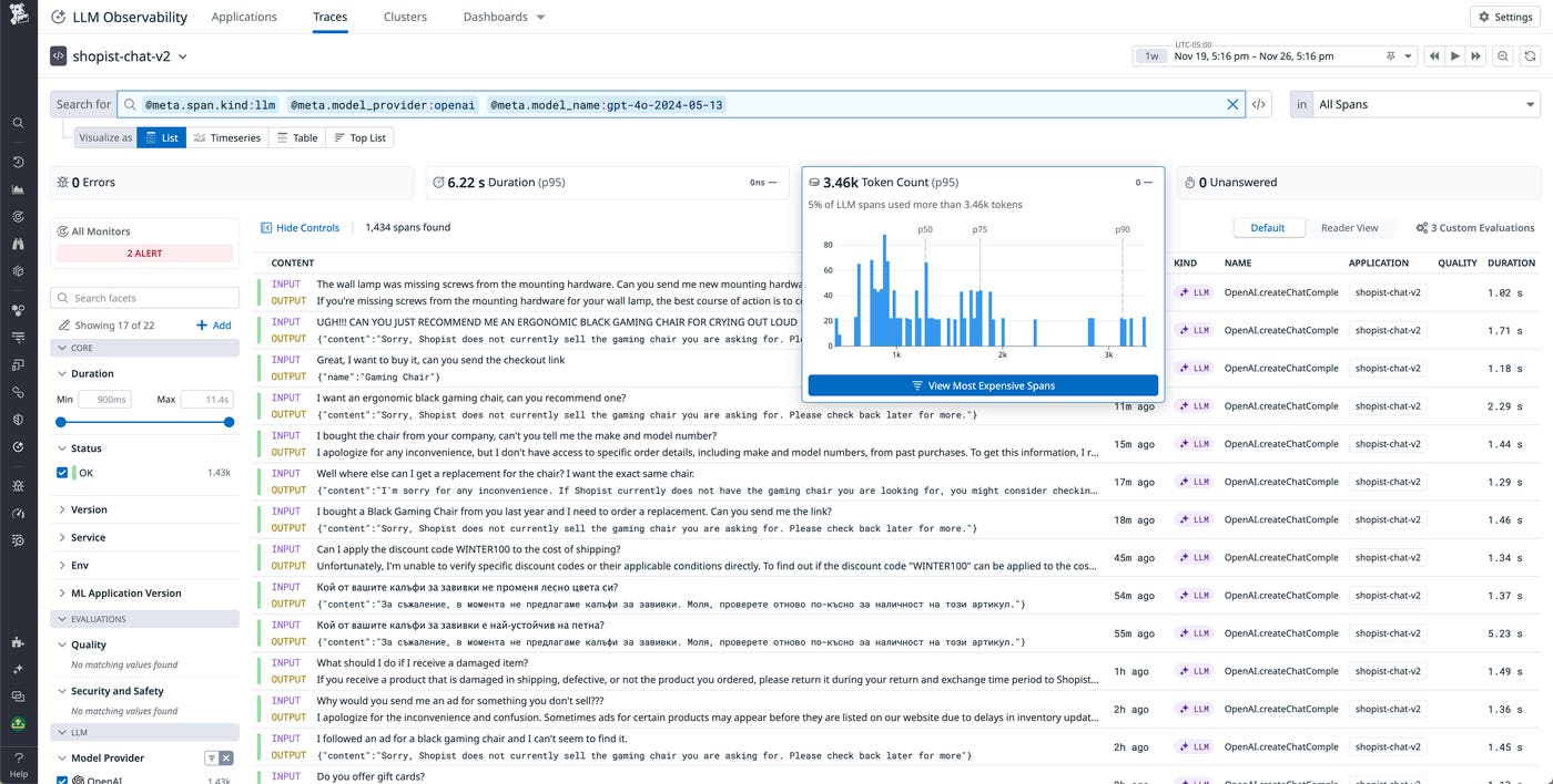 Inspect prompt traces to characterize the cost of your LLM applications Inspect prompt traces to characterize the cost of your LLM applications