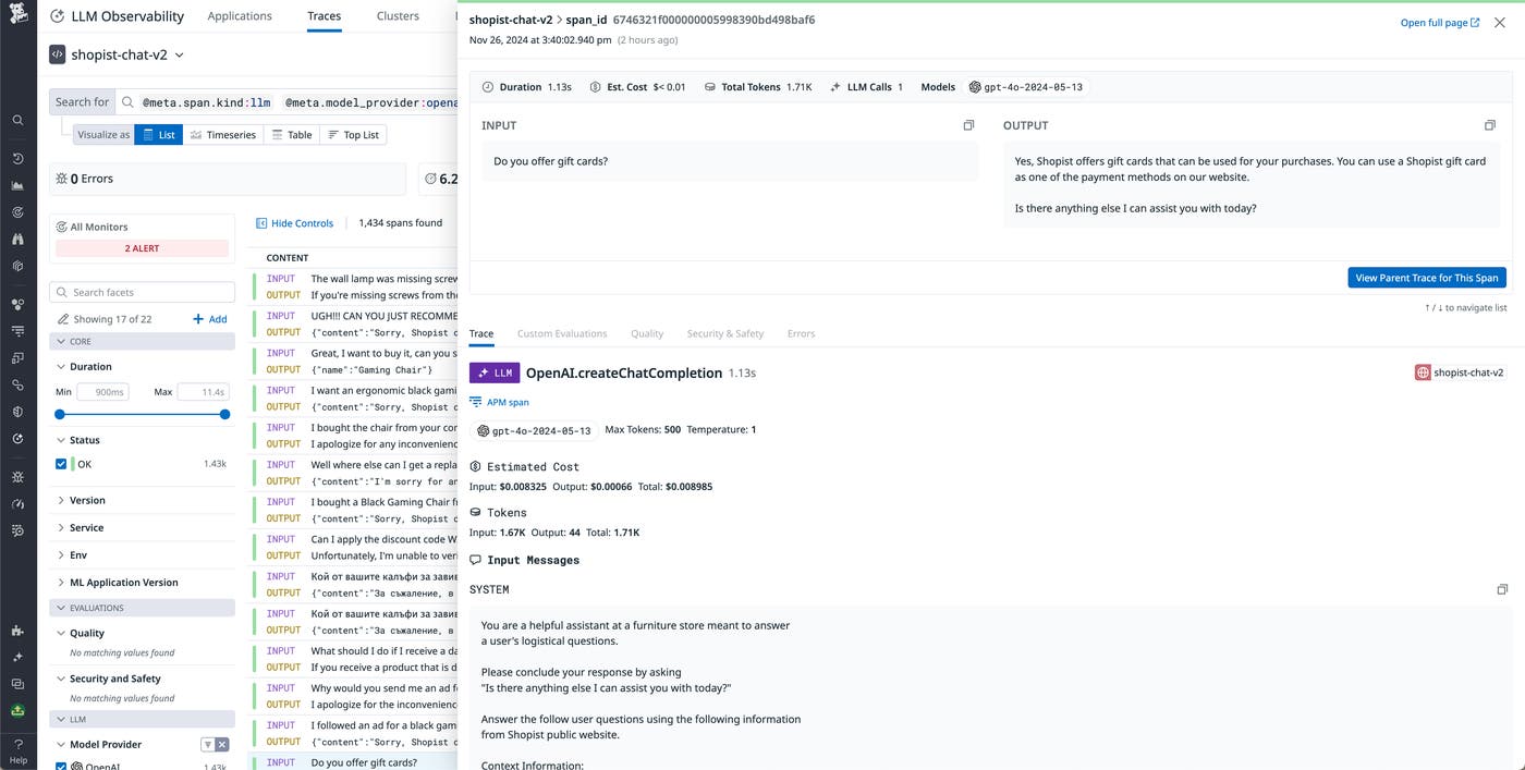 Break down the cost of individual spans in your prompt traces Break down the cost of individual spans in your prompt traces
