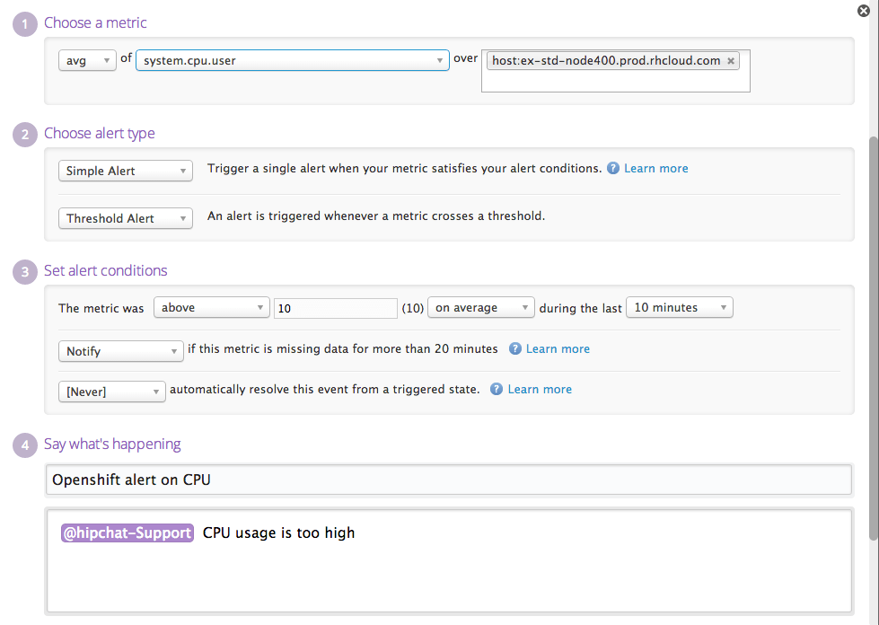 Openshift performance