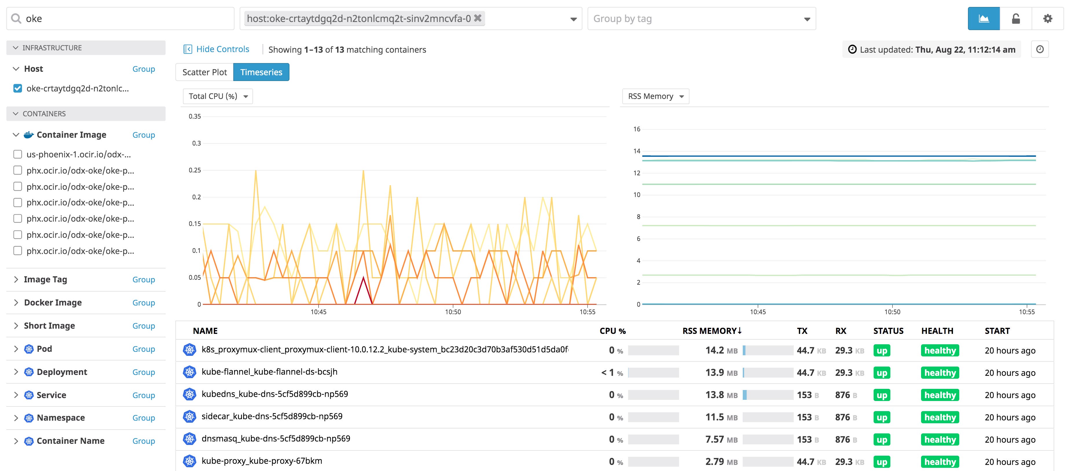 live container view live container view