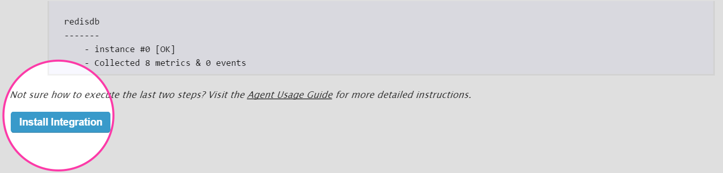 Redis integration installation