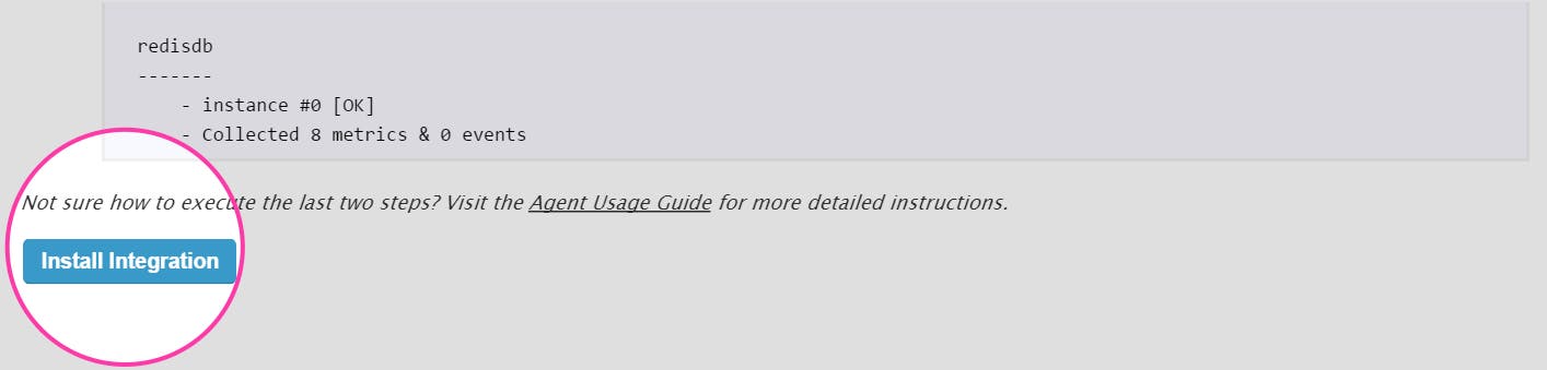 Redis integration installation Redis integration installation