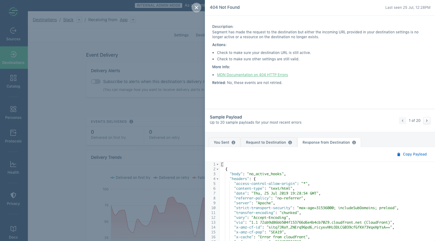 monitor Segment data pipelines with a built-in dashboard