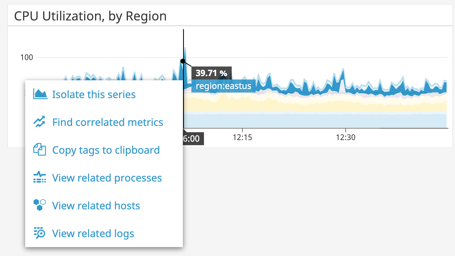 From your Azure dashboard in datadog, you can pivot to view logs and APM traces collected from your Azure services